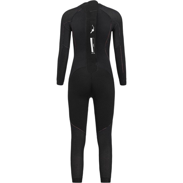 2024 Orca Frauen Vitalis Hi-Vis Rckenreiverschluss Open Water Swim Neoprenanzug NN674601 - Black